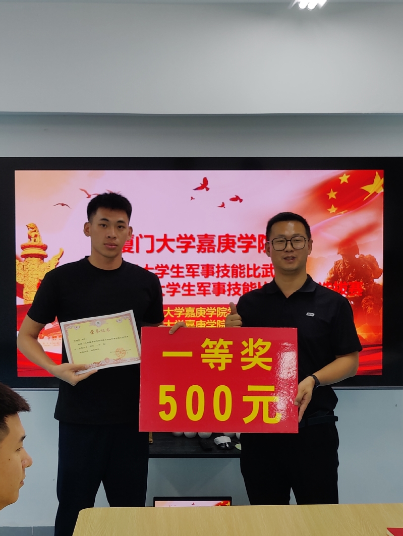 一等奖!我院学子在校第二届军事...